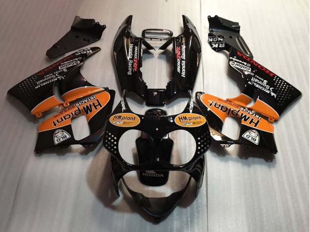Purchase 1992-1993 Glossy Black Orange Hm Plant Honda CBR900RR 893 Motorcycle Fairings UK