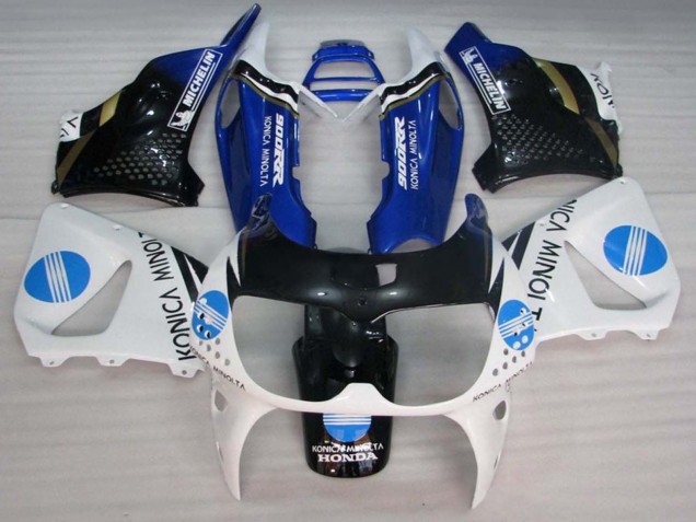 Purchase 1994-1995 White Blue Glossy Black Konica Minolta Honda CBR900RR 893 Motorcycle Fairings UK