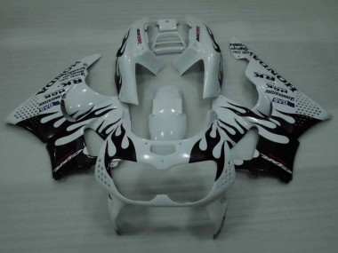 Purchase 1994-1995 White Glossy Black Flame Honda CBR900RR 893 Motorcycle Fairings UK