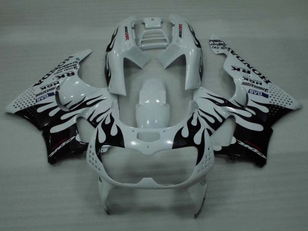 Purchase 1994-1995 White Glossy Black Flame Honda CBR900RR 893 Motorcycle Fairings UK