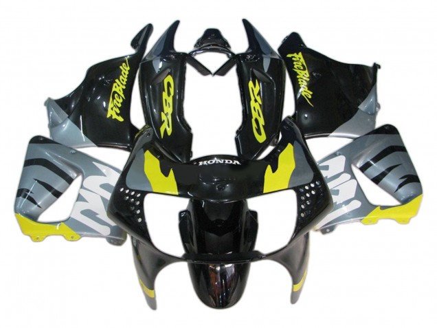 Purchase 1998-1999 Silver Yellow Glossy Black Fireblade Honda CBR900RR 919 Motorcycle Fairings UK