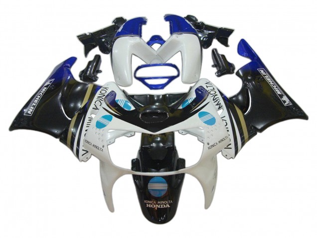 Purchase 1998-1999 White Blue Glossy Black Konica Minolta Honda CBR900RR 919 Motorcycle Fairings UK