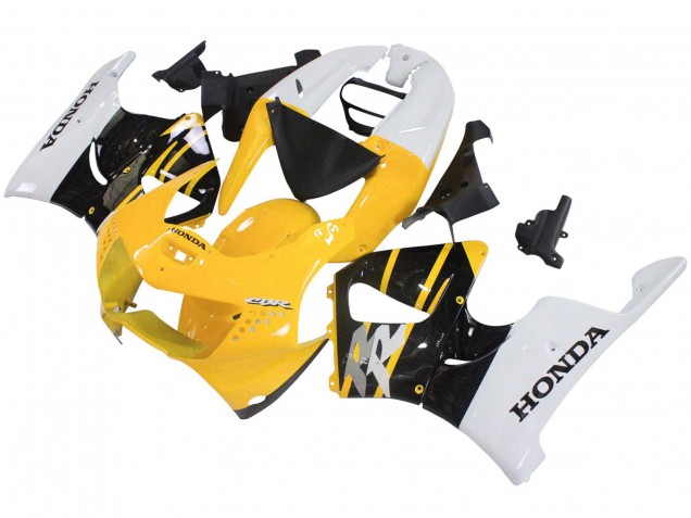 Purchase 1998-1999 White Yellow Glossy Black Honda CBR900RR 919 Motorcycle Fairings UK