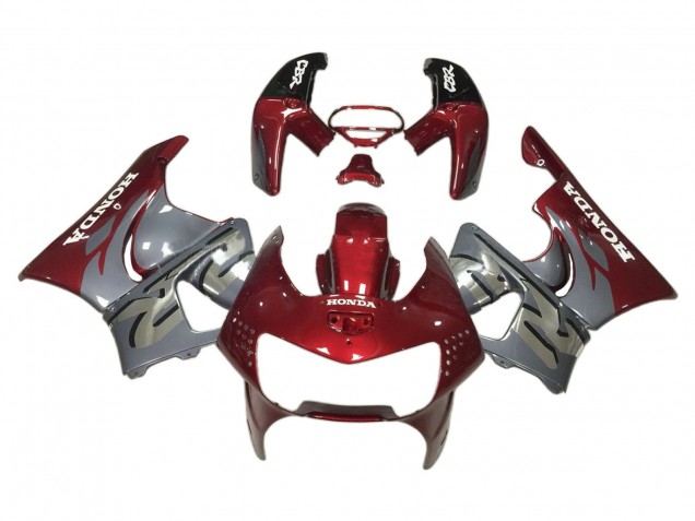 Purchase 1998-1999 Dark Red Grey Honda CBR900RR 919 Motorcycle Fairings UK