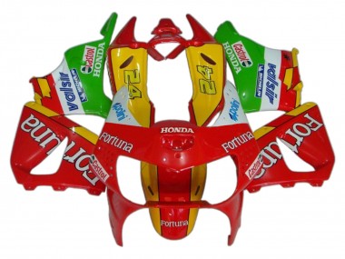Purchase 1998-1999 Red Yellow Green White Fortuna Castrol Honda CBR900RR 919 Motorcycle Fairings UK