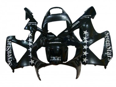 Purchase 2000-2001 Glossy Black White SevenStars Honda CBR900RR 929 Motorcycle Fairings UK