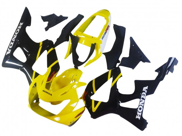 Purchase 2000-2001 Yellow Glossy Black Honda CBR900RR 929 Motorcycle Fairings UK