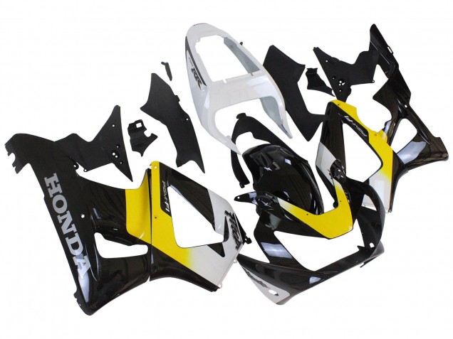 Purchase 2000-2001 White Yellow Glossy Black Honda CBR900RR 929 Motorcycle Fairings UK