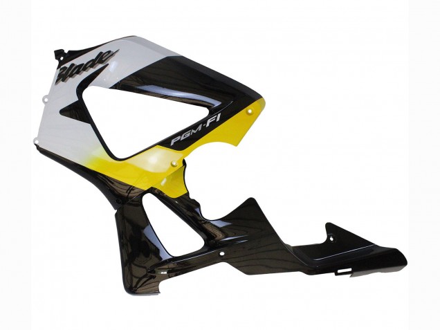 Purchase 2000-2001 White Yellow Glossy Black Honda CBR900RR 929 Motorcycle Fairings UK