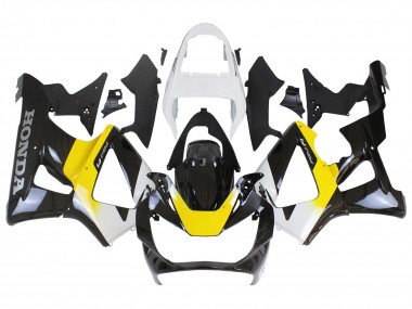 Purchase 2000-2001 White Yellow Glossy Black Honda CBR900RR 929 Motorcycle Fairings UK