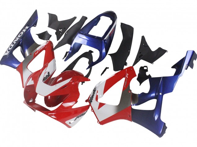 Purchase 2000-2001 Silver Red Blue Honda CBR900RR 929 Motorcycle Fairings UK
