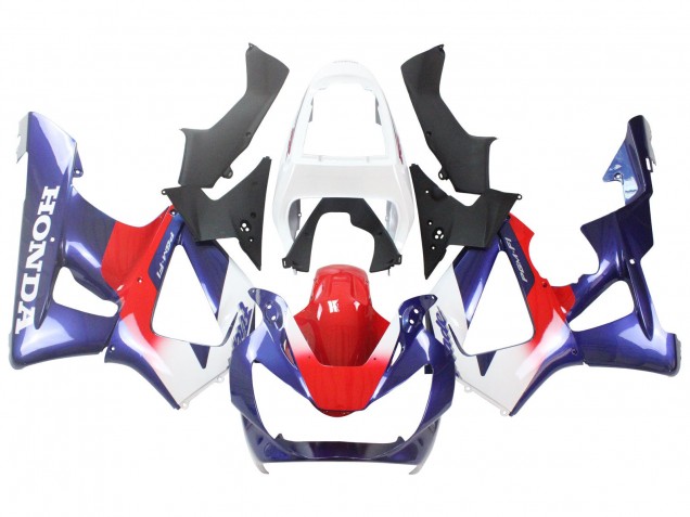 Purchase 2000-2001 White Red Blue Honda CBR900RR 929 Motorcycle Fairings UK