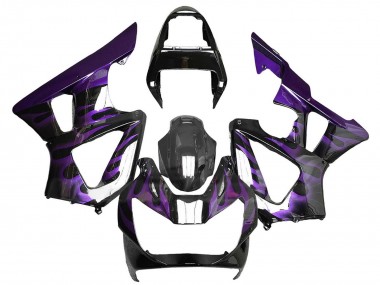 Purchase 2000-2001 Glossy Black Purple Flame Honda CBR900RR 929 Motorcycle Fairings UK