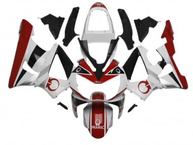 Purchase 2000-2001 White Red Glossy Black Pramac Honda CBR900RR 929 Motorcycle Fairings UK