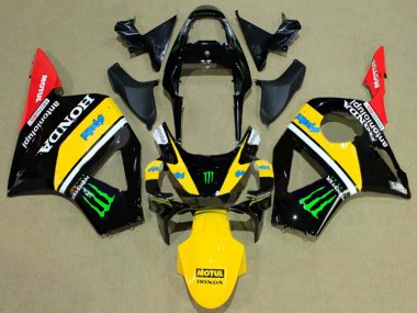 Purchase 2002-2003 Glossy Black Yellow Red Green Monster Honda CBR900RR 954 Motorcycle Fairings UK