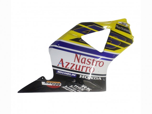 Purchase 2002-2003 Blue Yellow Glossy Black Red Nastro Azzurro 46 Honda CBR900RR 954 Motorcycle Fairings UK
