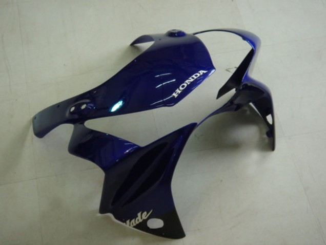 Purchase 2002-2003 Blue Glossy Black Honda CBR900RR 954 Motorcycle Fairing Kits UK