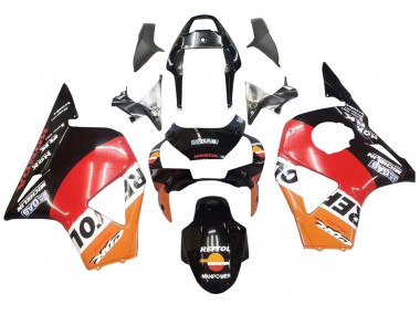 Purchase 2002-2003 Orange White Red Glossy Black Repsol Honda CBR900RR 954 Motorcycle Fairing Kits UK