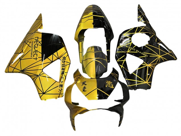 Purchase 2002-2003 Yellow Glossy Black Honda CBR900RR 954 Motorcycle Fairing UK