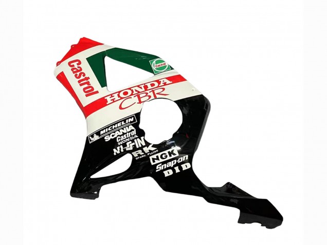 Purchase 2002-2003 White Red Green Glossy Black Castrol Honda CBR900RR 954 Motorcycle Fairings UK