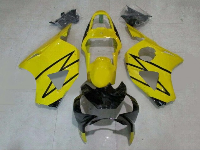 Purchase 2002-2003 Yellow Glossy Black Honda CBR900RR 954 Motorcycle Fairings UK