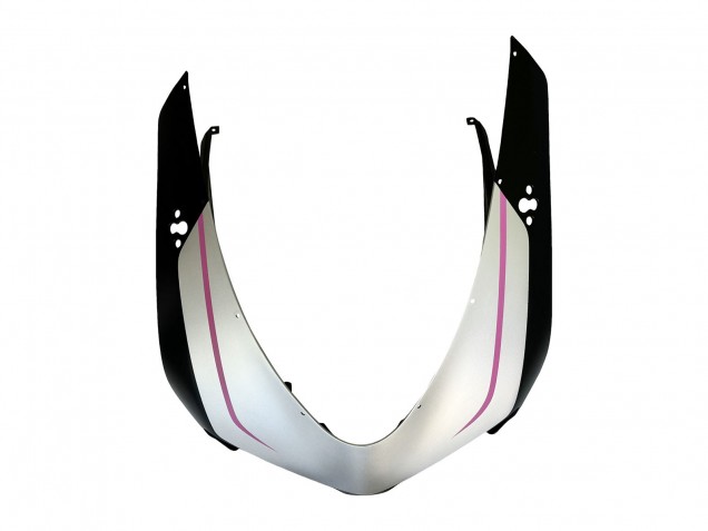 Purchase 2007-2014 White Pink Glossy Black Connie Ducati 848 Motorcycle Fairings UK