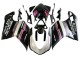 Purchase 2007-2014 White Pink Glossy Black Connie Ducati 848 Motorcycle Fairings UK
