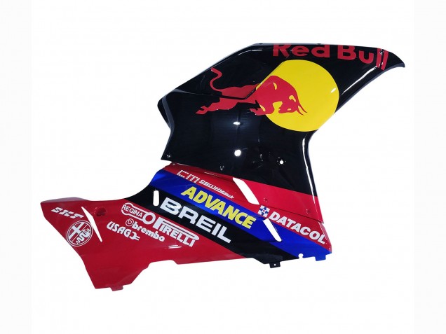 Purchase 2007-2014 Glossy Black Yellow Blue Red Bull Ducati 848/1098/1198 Motorcycle Fairings UK