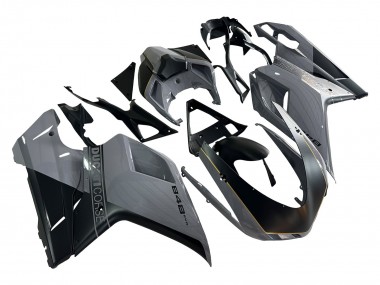 Purchase 2007-2014 Silver Gold Matte Black Ducati 848 Motorcycle Fairings UK