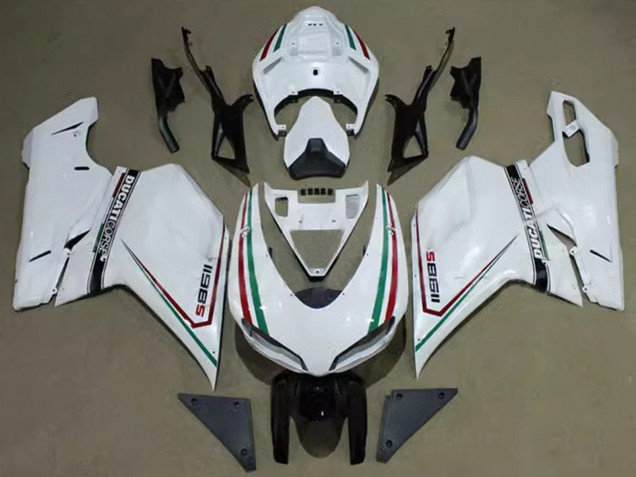 Purchase 2007-2014 White Red Green Black Corse Ducati 1198 Motorcycle Fairings UK