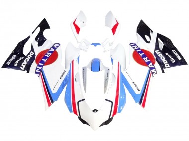 Purchase 2011-2014 White Red Blue Glossy Black Martini Ducati 1199 Motorcycle Fairings UK