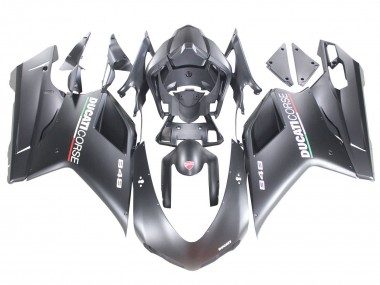 Purchase 2007-2014 Matte Grey Ducati 848 Motorcycle Fairings UK