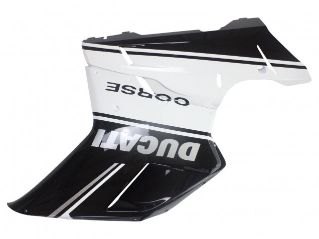 Purchase 2007-2014 White Glossy Black Corse Ducati 848/1098/1198 Motorcycle Fairings UK