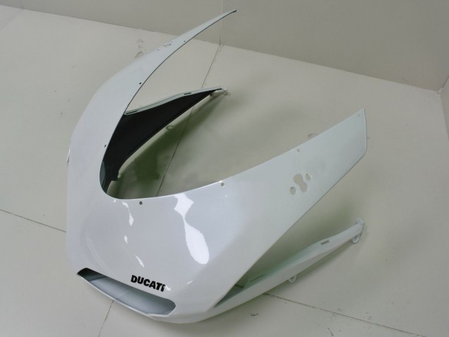 Purchase 2007-2014 White Matte Black Ducati 848 Motorcycle Fairings UK
