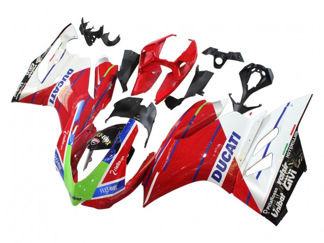 Purchase 2011-2014 White Red Green Blue Glossy Black Flex-Box Ducati Panigale 899/1199 Motorcycle Fairings UK