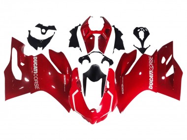 Purchase 2011-2014 Red Ducati 1199 Motorcycle Fairing UK