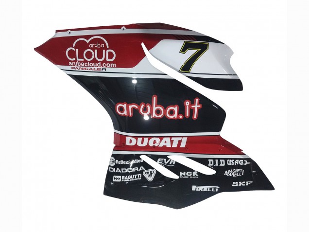 Purchase 2011-2014 White Red Glossy Black Aruba.it 7 Ducati Panigale 899/1199 Motorcycle Fairings UK