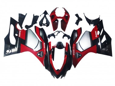 Purchase 2011-2014 Red Silver Black Ducati 1199 Motorcycle Fairings UK