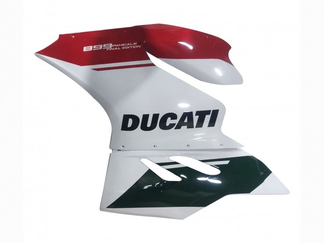 Purchase 2011-2014 White Red Glossy Black Ducati Panigale 899 Motorcycle Fairings UK