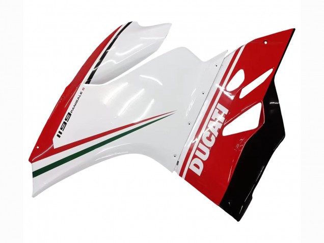 Purchase 2011-2014 White Red Green Glossy Black Ducati 1199 Motorcycle Fairings UK