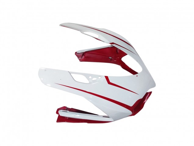 Purchase 2011-2014 White Red Glossy Black Ducati 1199 Motorcycle Fairings UK
