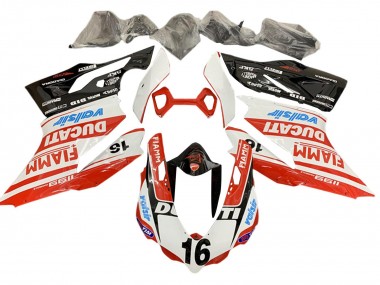 Purchase 2011-2014 White Red Glossy Black Valsir Fiamm Ficc 16 Ducati Panigale 1199 Motorcycle Fairings UK