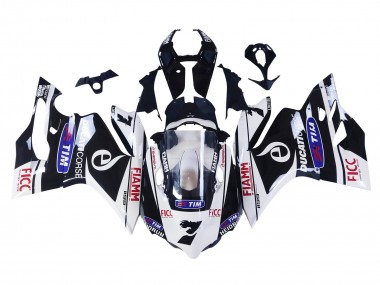 Purchase 2011-2014 White Black Blue Fiamm Ficc 7 Ducati Panigale 899/1199 Motorcycle Fairings UK