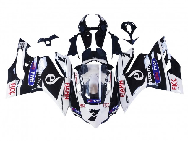 Purchase 2011-2014 White Black Blue Fiamm Ficc 7 Ducati Panigale 899/1199 Motorcycle Fairings UK