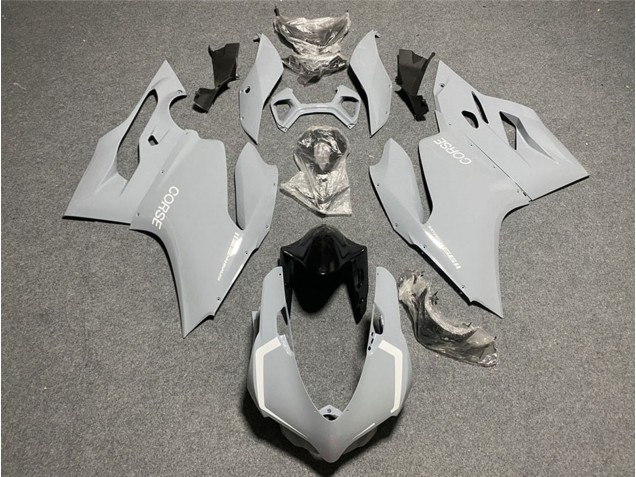 Purchase 2011-2014 Light Nardo Grey White Corse Ducati 1199 Motorcycle Fairings UK