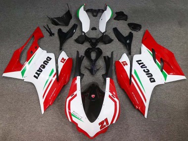 Purchase 2015-2020 Red White Black 21 Ducati Ducati 959/1299 Motorcycle Fairings UK