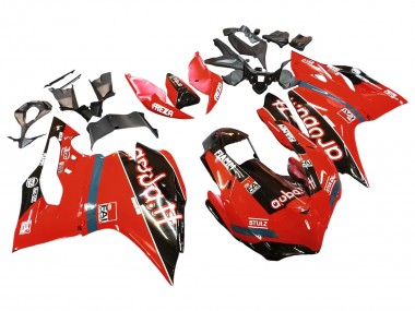 Purchase 2015-2020 Red Glossy Black Fiamm Ducati 959/1299 Motorcycle Fairings UK