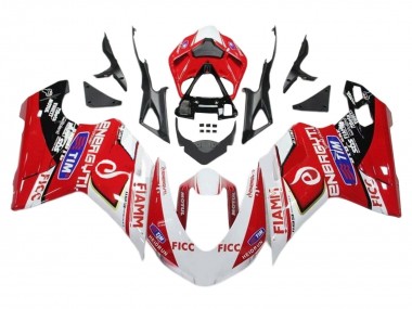 Purchase 2015-2020 Red White Ficc Fiamm Ducati Ducati 959/1299 Motorcycle Fairings UK