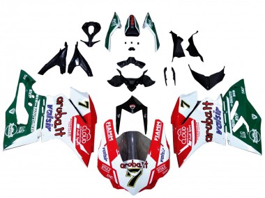 Purchase 2015-2020 Red White Green Valsir Fiamm 7 Ducati Ducati 959/1299 Motorcycle Fairings UK