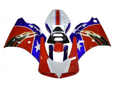 Purchase 1993-2005 White Red Blue Black Flame Ducati 748/916/996/998 Motorcycle Fairings UK